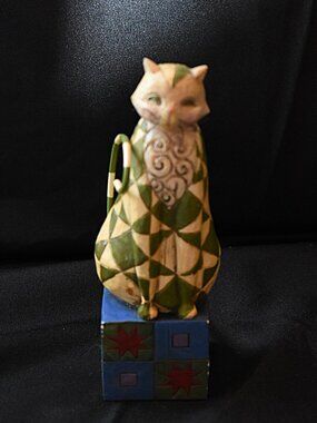 2003 Jim Shore Designs Heartwood Creek Felicity 7" Cat Figurine by Enesco